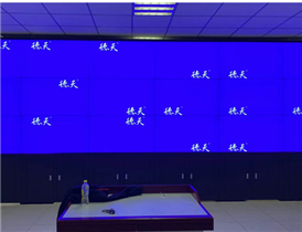 山西晋城某单位55寸1.8拼缝拼接屏案例
